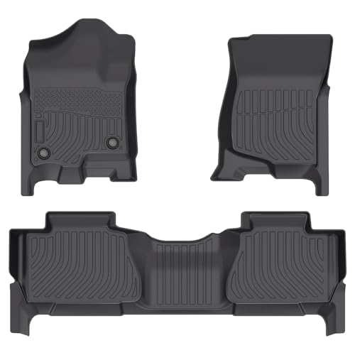Cartist Floor Mats for Chevy Tahoe & GMC Yukon 2007-2014 (Not for Yukon XL), All Weather Floor Mat for Tahoe Accessories, Heavy Duty Car Mats, Car Accessories