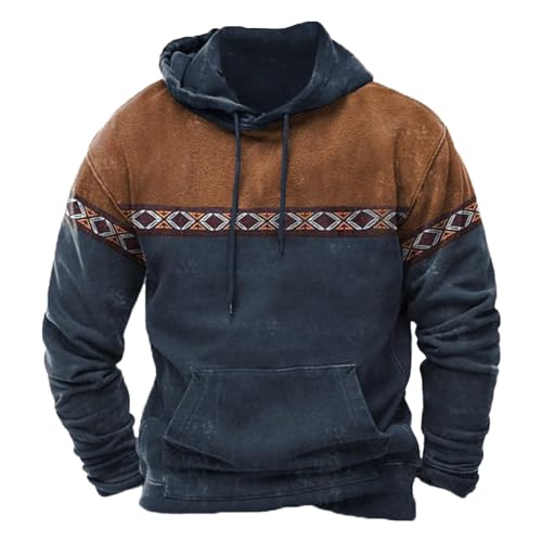 Sweat-shirt homme imprimé intégral col rond coupe confort anti-déformation