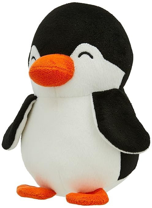 Image of Black Penguin 18cm - Soft Plush Stuffed Toy for Kids & Girlfriend, Soft Toy for Kids - Birthday Gift for Girls, Plush Toy Big Cuddly Hugging Bear, Gifts for Valentine's Day
