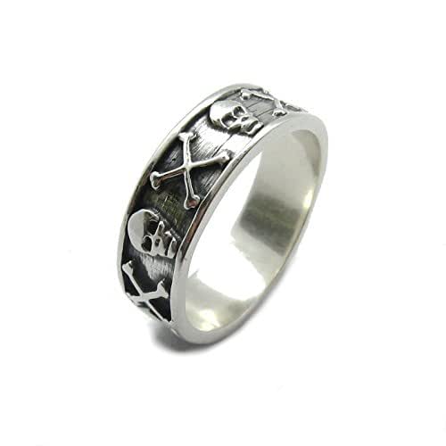 925 Silber Ring Breite Band R000663 - Österreich