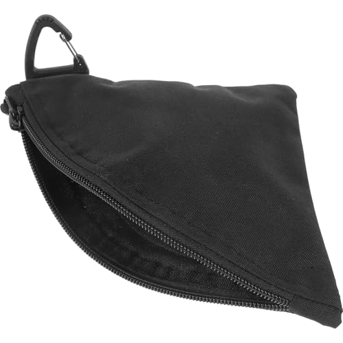 Bolsa porta filtros de café de poliéster portátil pequeña con gancho integrado