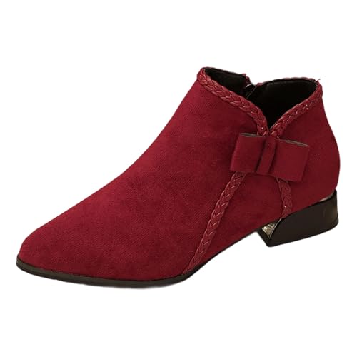 Bottines confortables bout pointu pour marcher tout l'hiver