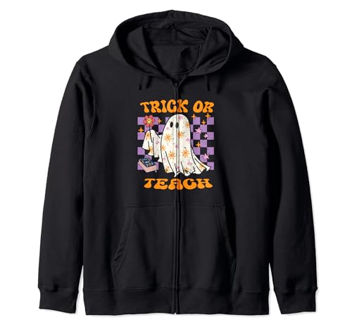 Trick or Teach Halloween Teacher's Delight Felpa con Cappuccio