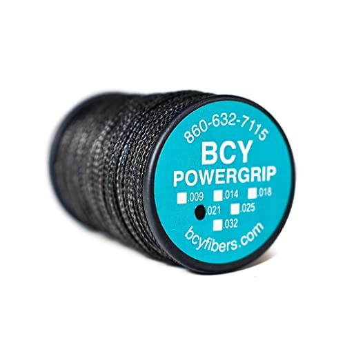 Corde d'arc tir à l'arc BCY Powergrip noir 0,018 à haute résistance au glissement