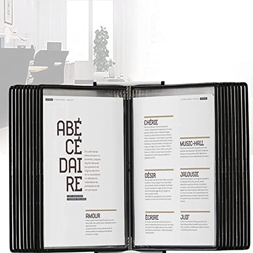Soporte de doble cara A4 para archivar documentos sin perder espacio en mesa 7