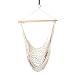 Produktbild Hängesitz & Hängesessel, Gestrickt von Baumwollseil mit Romantischen Hängestuhl Hängeschaukel Hängematte Swing für Indoor Outdoor Garten, bis 160 kg belastbar