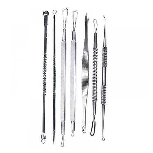 FOMIYES Pimple Popping Kit Blackhead Extractor Tool Set Facial Accessories for Blackhead Removal