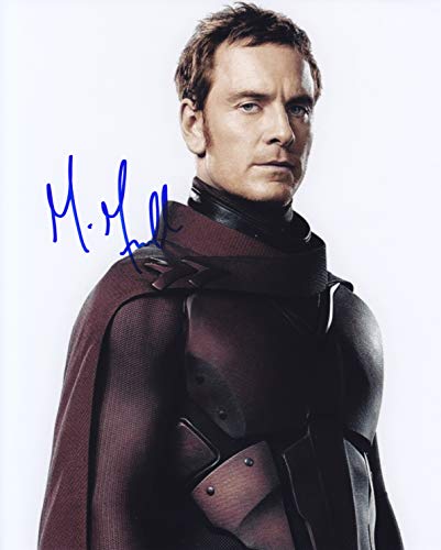 直筆サイン入り写真 X-MEN：フューチャー&パスト マグニートー マイケル・ファスベンダー/映画 ブロマイド オートグラフ/フレーム別