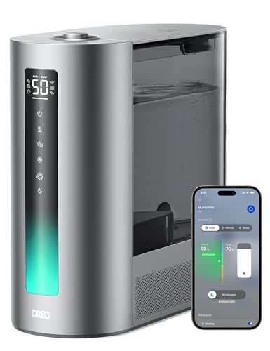 DREO 6L Smart Humidifiers for Bedroom, Warm & Cool Mist for Large Room