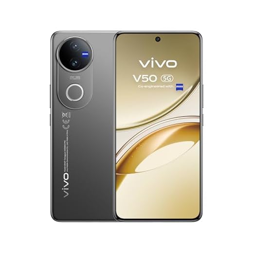 vivo V50 5G, Smartphone 12+12 GB RAM + 512GB, Cámara Profesional ZEISS 50+50 MP, 6000mAh, Cámara vídeo 4K, FlashCharge 90W, Pantalla AMOLED 6.77, IP69 Frente a Polvo y Agua, Móvil Android 15