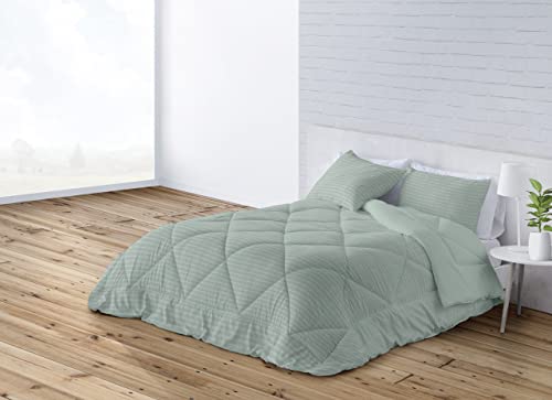 Purpura Home EDREDON CONFORTER Liso Sherpa de Borreguillo, Varias Medidas y Colores. (Menta, Cama 150 (250x260cm))