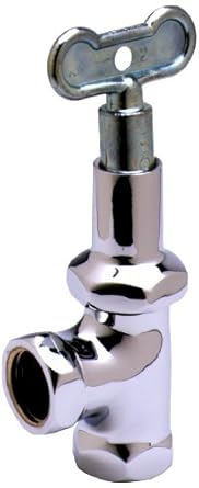 T&S Brass B-0418 Angle Loose Key Stop, 1/2-Inch Npt