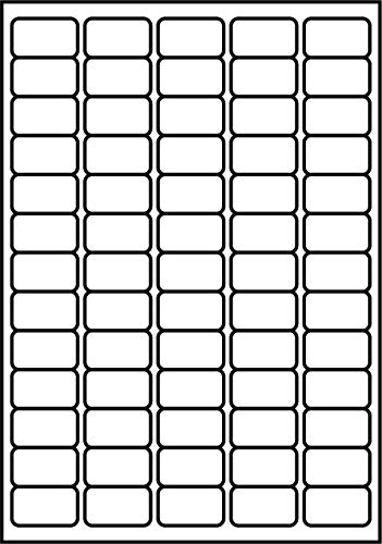 SmithPackaging Lot de 6500 étiquettes d'adresse autocollantes A4, 65 étiquettes par feuille, 100 feuilles, 38,1 x 21,2 mm Cover