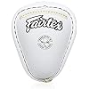 Fairtex-GC2-Muay-Thai-Steel-Cups-for-Muay-Thai-Kick-Boxing-MMA Fairtex Muay Thai GC2 Groin Steep Cup for Combat Sports | Muay Thai & Kickboxing Groin Protection for Men, Youth, & Boys Stainless Steel & Adjustable Fit (Medium-White)