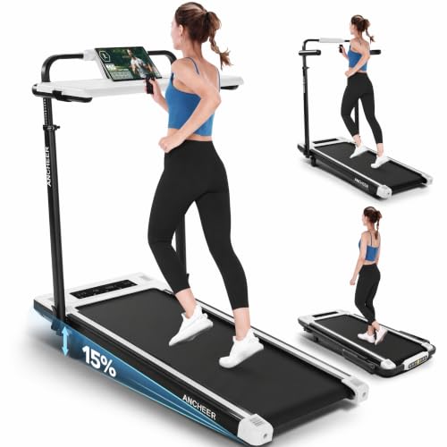 ANCHEER Walking Pad with 15% Incline