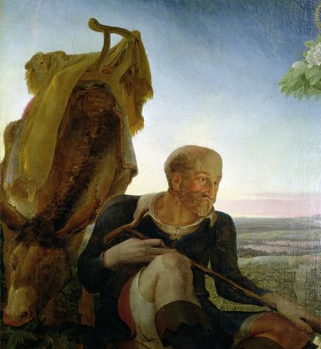 Cuadro decorativo San Giuseppe Dal riposo de Philipp Otto Runge, impresión en lienzo de 60x90cm