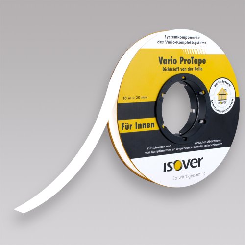 Preisvergleich Produktbild Isover Vario ProTape selbstklebender Dichtstoff 25mm x 10m / Rolle