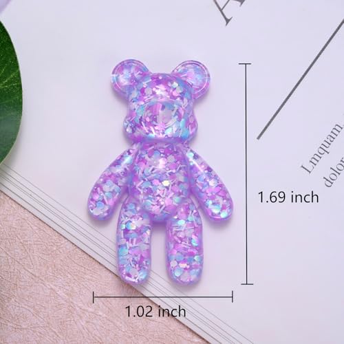 Image of Pocket Bear Hug, Anxiety Relief, Mental Health Positivity, Autism Fidget, Stress Relief for Her, Comforting Gift for Son Daughter Back to School, Purple