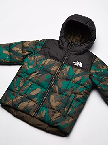 The North Face Boys' Reversible Perrito Jacket, Evergreen Mountain Camo Print, L #TOP1