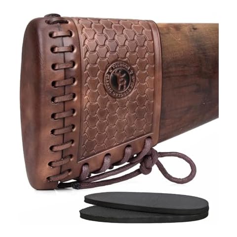 Cowhide Leather Recoil Pad for Rifles and Shotguns Cover