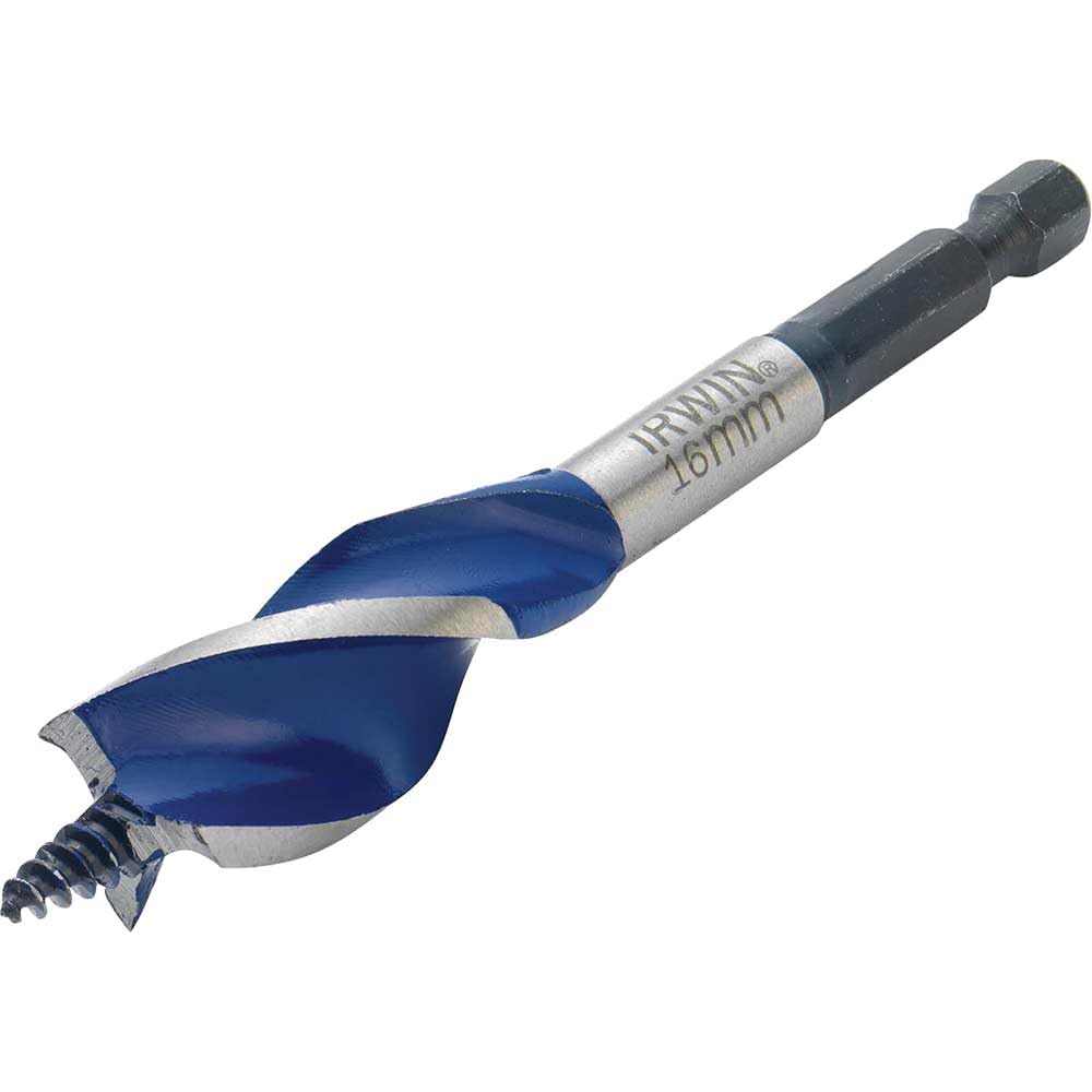 B&Q -  1921991 Blue Groove 6X Stubby Wood Bit 16 X 100mm Irw1921991