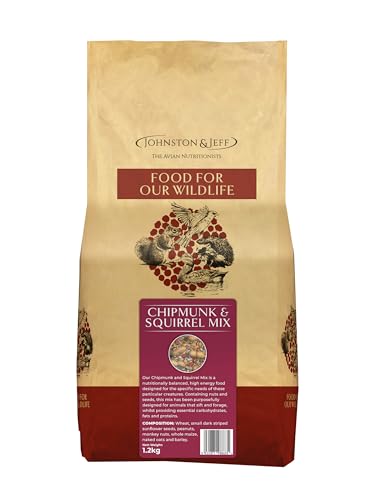 Johnston & Jeff 1.2kg Chipmunk & Squirrel Mix Premium Food Wildlife Seed