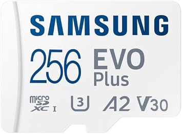 Samsung EVO Plus microSDXC Haf za Kart  256 GB, 160 MB/s, U3, V30, A2,  MB-MC256SA/TR 2024 Serisi