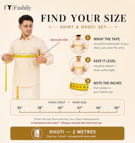 Image of Men's Traditional Indian Shirt and Dhoti Set, Full Sleeves Tissue Silk Cotton Shirt With Dhoti 2 metres for men