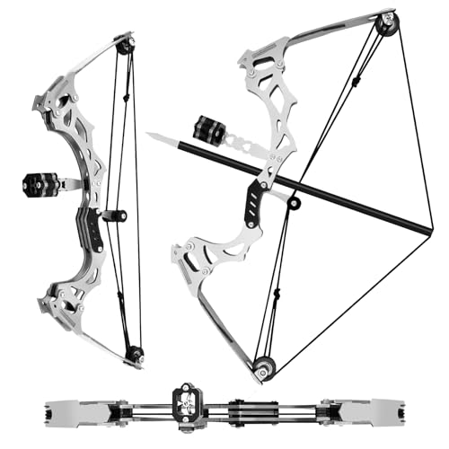 Compound Bow & Arrow Set, 9.6", RH/LH, 12 Arrows