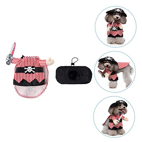 Disfraz cómico para perros y gatos Happyyami S miniatura 3