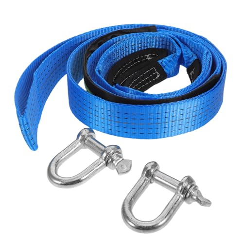 VINTORKY 自動車 牽引 ストラップ 車 牽引 ロープ タイ ダウン ストラップ 付き フック ベルト 車 自動車 運搬