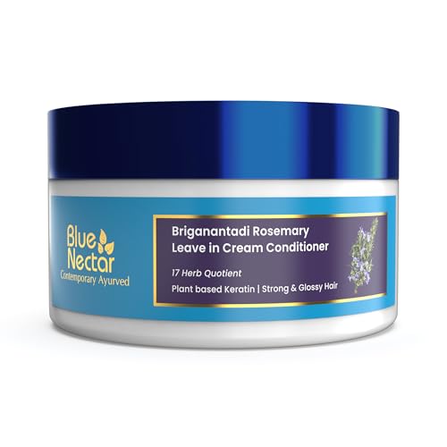 Crème après-shampoing sans rinçage Blue Nectar soin lissant au romarin 200 g