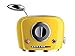 Viceversa 10021 Tix Tostapane, 100 W, Acciaio Inossidabile, 2 Scomparti, Giallo