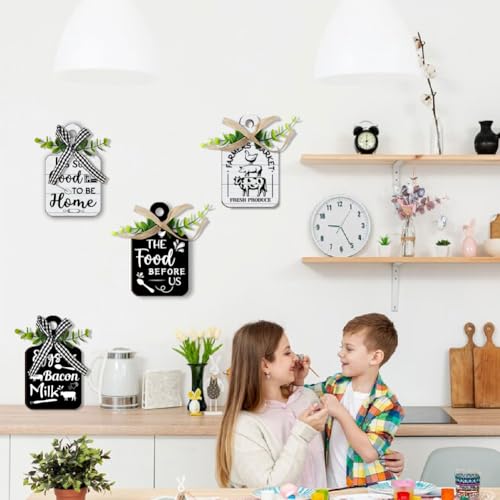 Planche à découper bois rustique pour embellir un mur de cuisine vide - 5