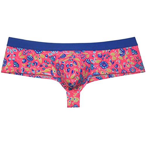 OROCOJUCO Men's Sports Underwear Brazilain Bikini Cheeky Brief High Cut Rear Swim Trunks 1/2 Back Coverage2