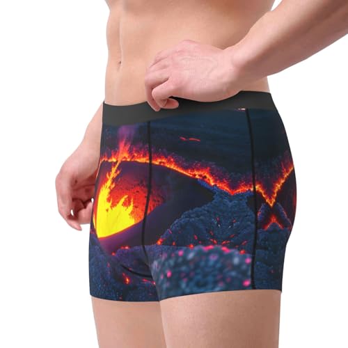 Kilauea Volcano print Mens Underwear Boxers for Men Performance Mens Boxer Briefs Ultra Soft Stretch Comfort Flex Fit4