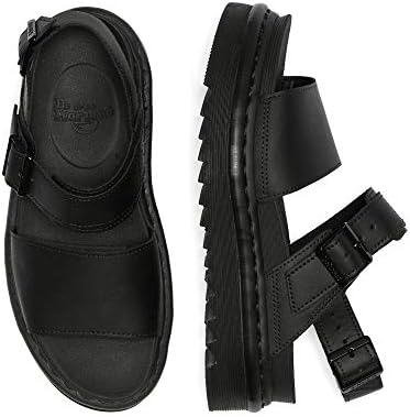 Dr. Martens womens Voss Fisherman Sandal, Black Hydro Leather, 8 US | Image 4
