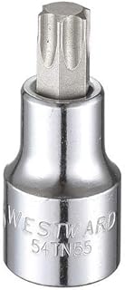 Socket Bit, Steel, 1/2 in, TpSz T55-6 pack