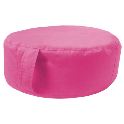 Ready Steady Bed | Large Round Bean Floor Garden Cushion. Great for Indoors and Outdoors, Made from Water Resistant Material. (Pink, 1Pcs)
