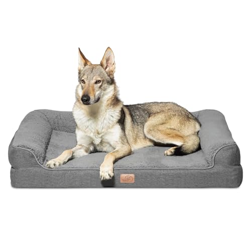 Bedsure Memory Foam Dog Bed For Extra Large Dogs cover
