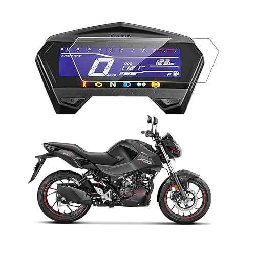 HONEY TEMPERED HUB Digital Cluster Screen Guard For HERO Xtreme 160R V4 2024 || TFT Meter Display Console Protector || Anti Scratch Xtreme 160r v4 Connect Accessory [Not Tempered Glass]