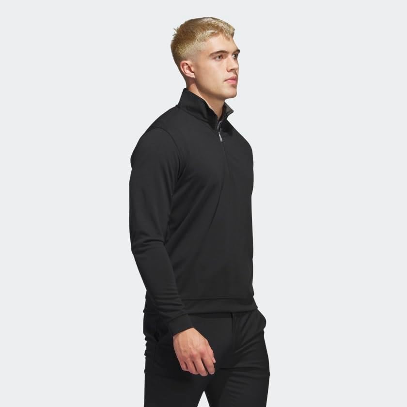 adidas Mens Elevated Quarter-Zip Pullover - Image 6