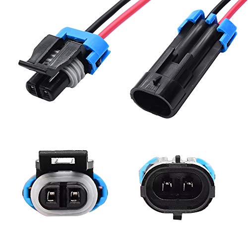 Conector eléctrico impermeable de 2 pines para reparar fallos de humedad con cable 16 AWG 3