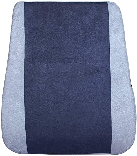 Image of ZAXTY Back Rest Lumbar Full Support for Chair Back Pillow for Car Best Use For Office Home Travel Cars Seat Provides Low Back Support Improves Posture Provides Comfort |Blue|Universal