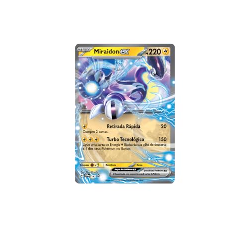 Deck De Batalha Pokémon TCG Ex Miraidon, Cor: Estampado - Copag