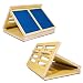 Houseables Calf Stretcher Board, Ankle Foot Stretch Exercise, Wooden, 18 x 15 x 2 Inch, Incline Slant For Stretching, Adjustable Leg Raise, Achilles Tendon Physical Therapy, Balance Muscle Training