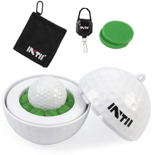 INTII Upgrade Portable Golf Ball Cleaner More Lightweight, Home Golf
