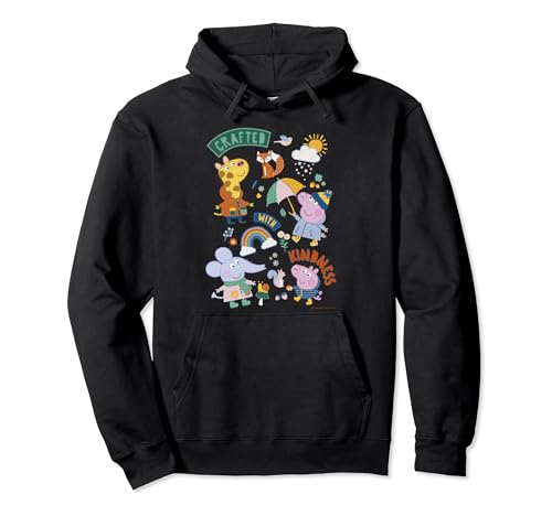 Sweat Peppa Pig avec broderie artisanale haut de gamme pour enfant