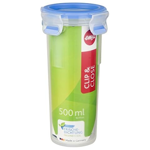 Emsa Clip & Close, Drink Bottle, 17 -Ounces Cover