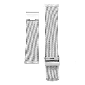 22mm Screwing Stainless Steel Watch Strap Replacement for Skagen (Silver)